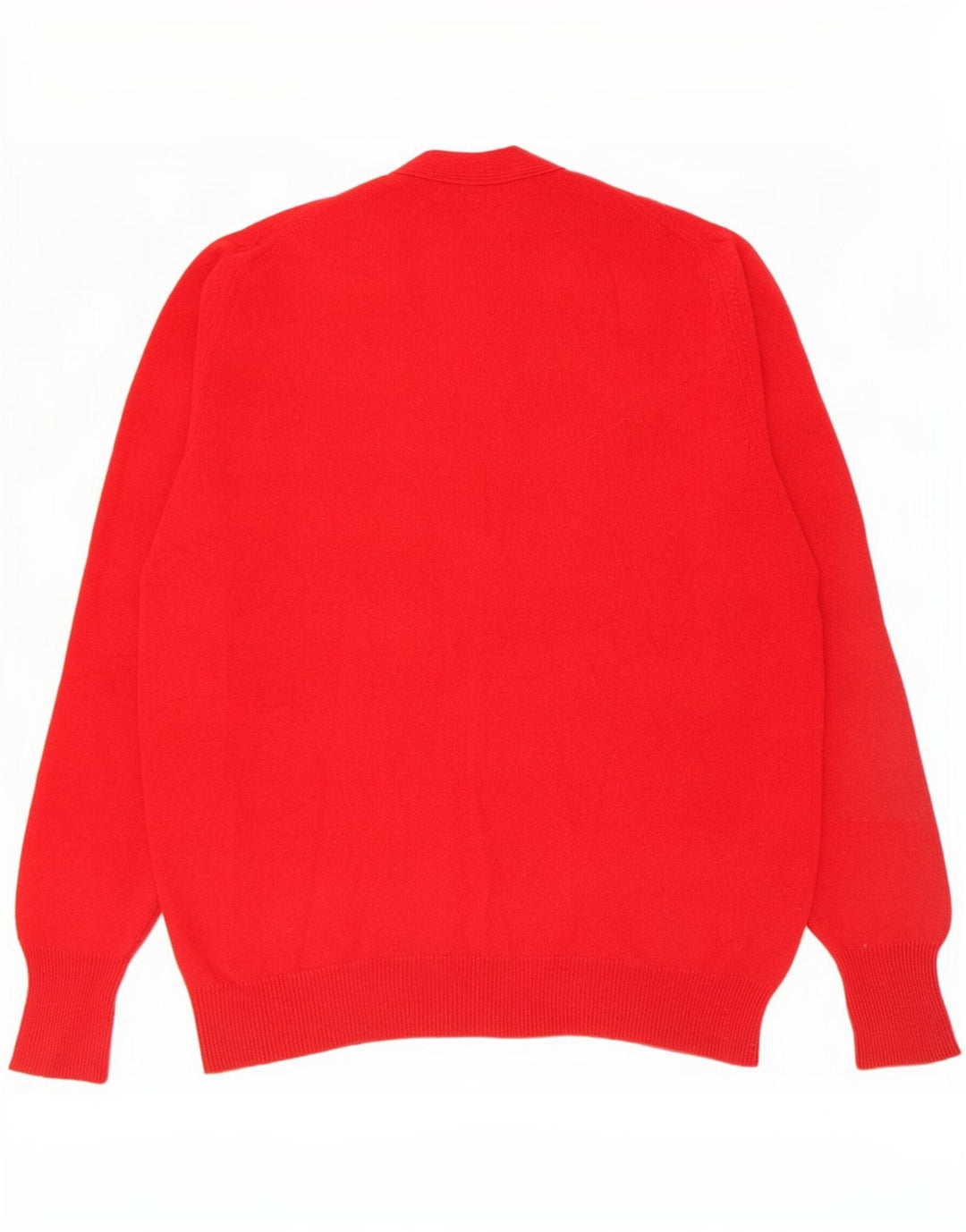 Pulover cardigan pentru bărbați William Lockie, lână de miel roșie mare