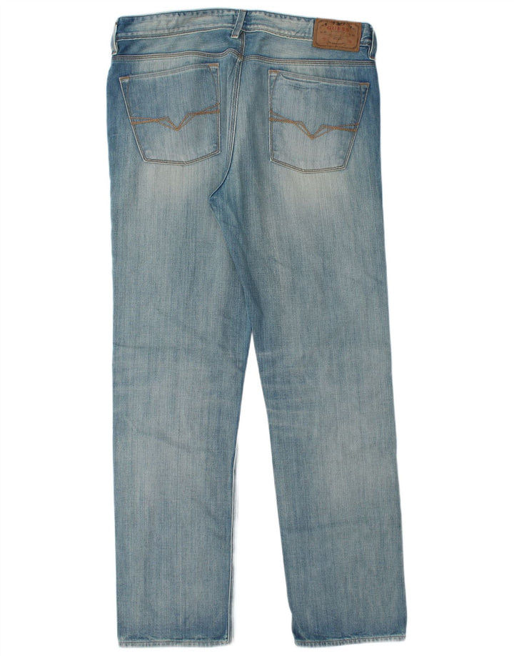Guess Straight Jeans til mænd W36 L34 blå bomuld