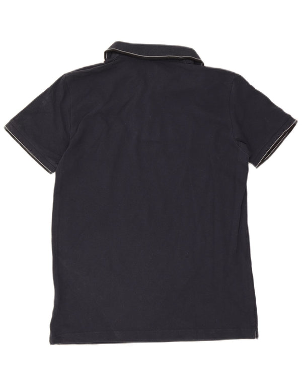 Lee Mens Polo Shirt Medium Navy Blue Cotton