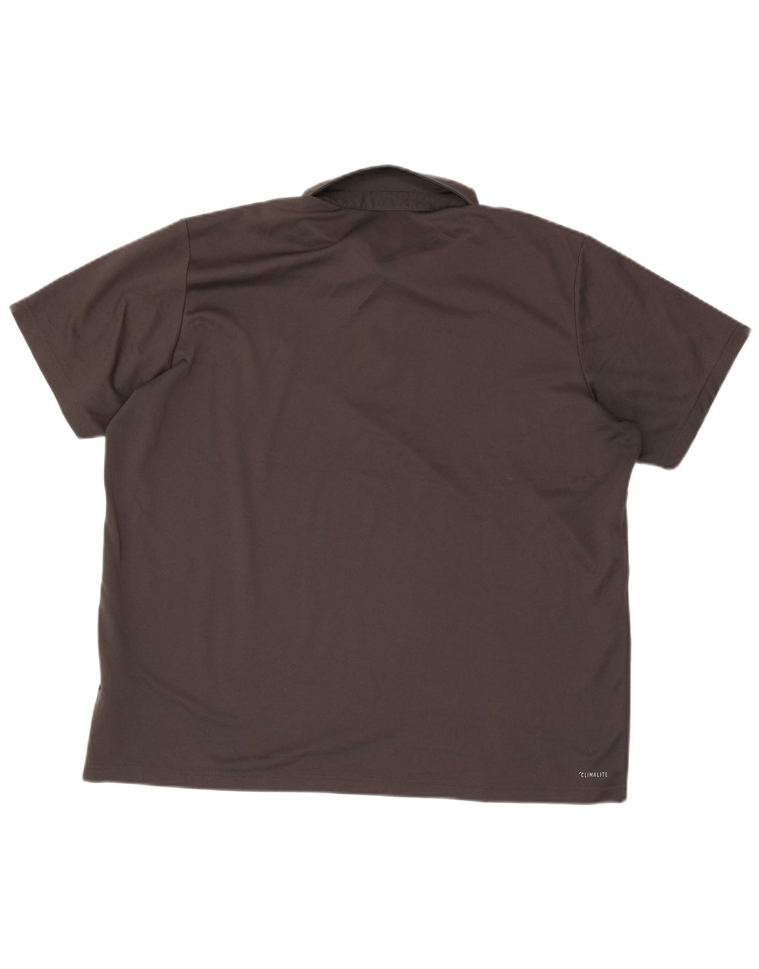 Tricou polo Adidas Climalite pentru bărbați 2XL poliester gri
