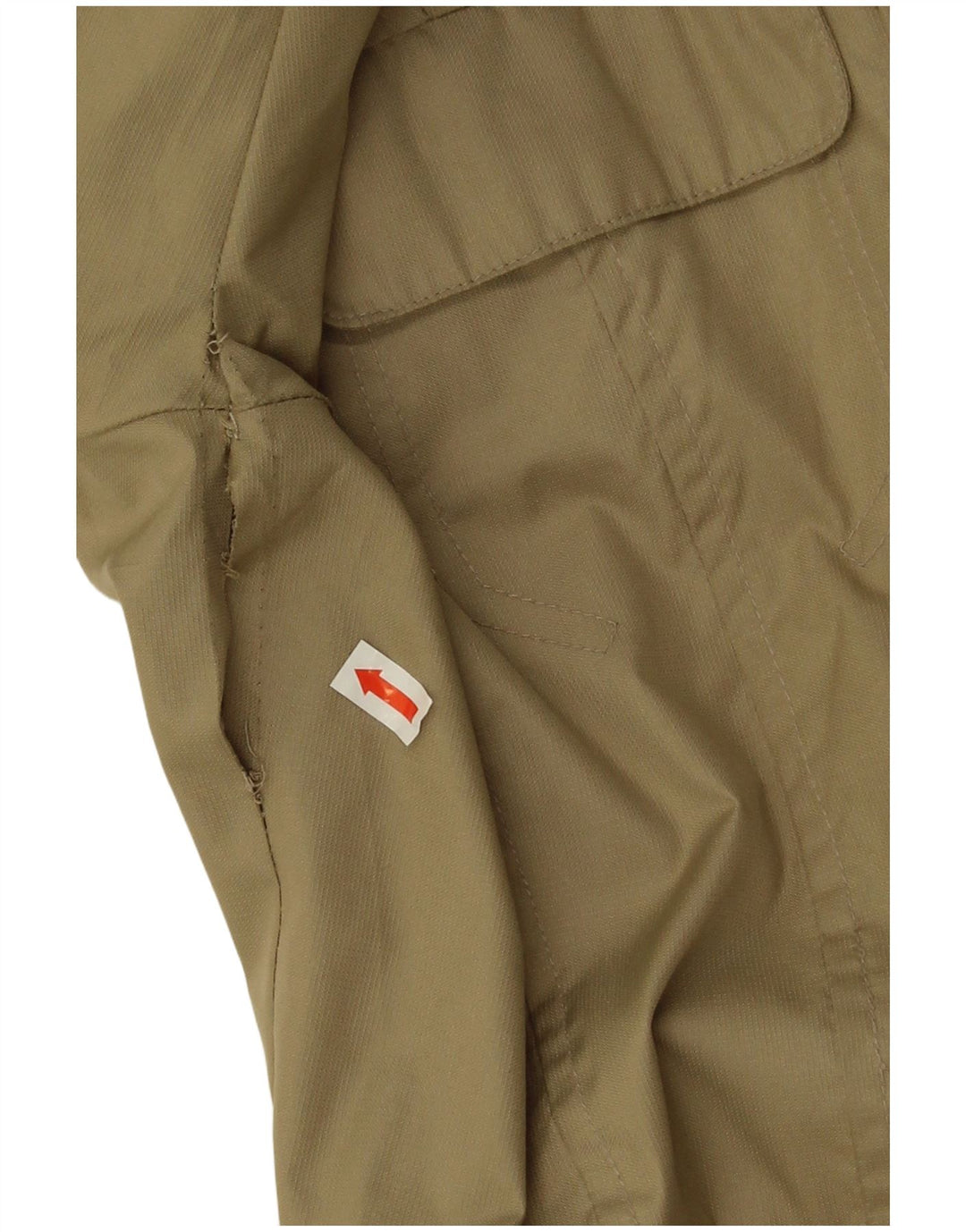 Brugi Dame Oversized Utility Jacket UK 10 Small Beige Polyester