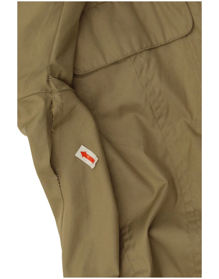 Brugi Dame Oversized Utility Jacket UK 10 Small Beige Polyester