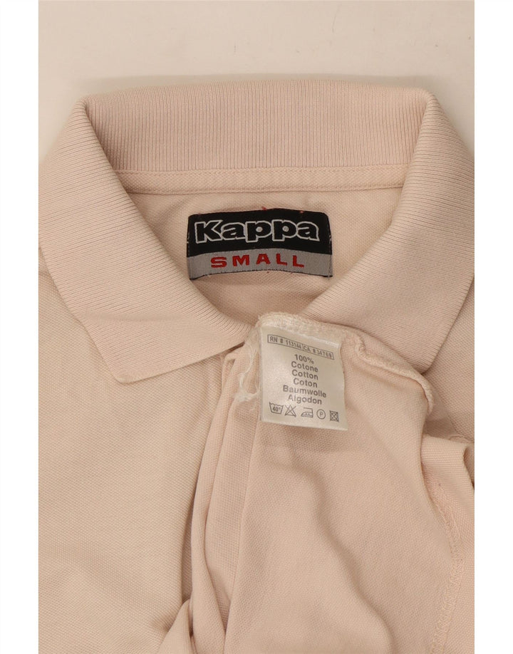 Kappa Mens Polo Shirt Small Pink Cotton