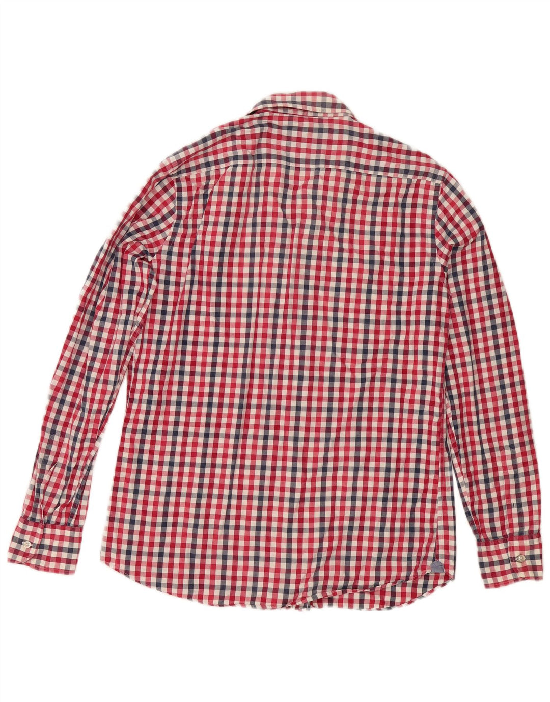 Massimo Dutti Herrenhemd Mittelrot Gingham