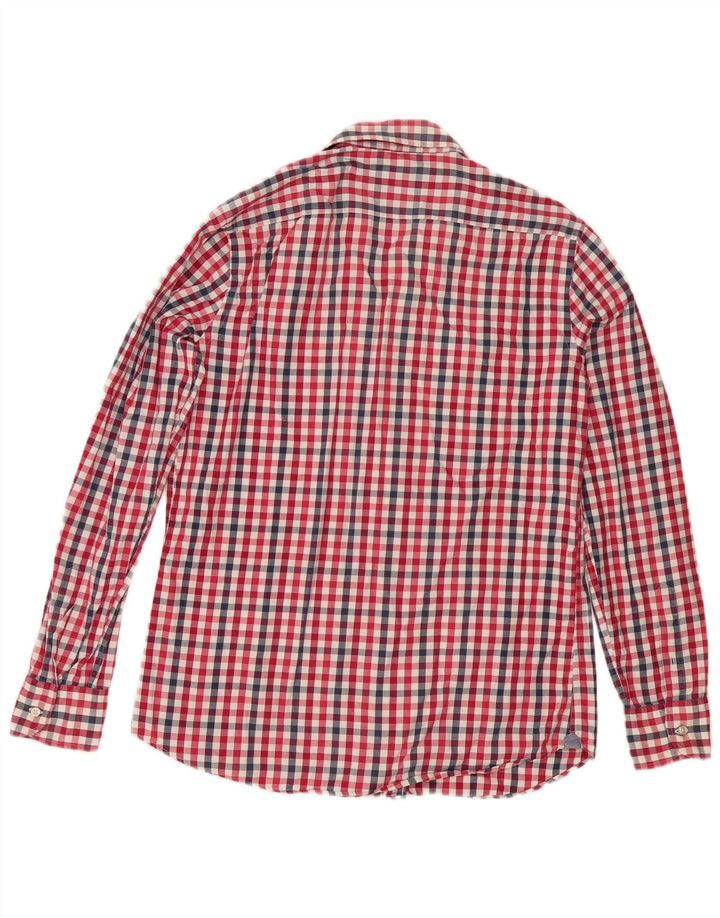 Massimo Dutti Herrenhemd Mittelrot Gingham