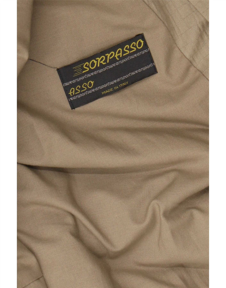 Trench-Coat Vintage Homme UK 42 XL Beige