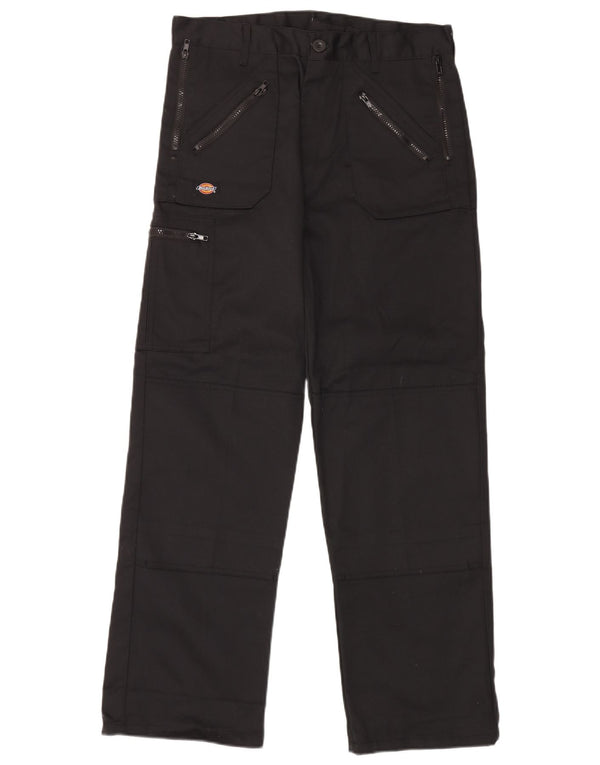 Calças cargo retas masculinas Dickies W32 L31 poliéster preto