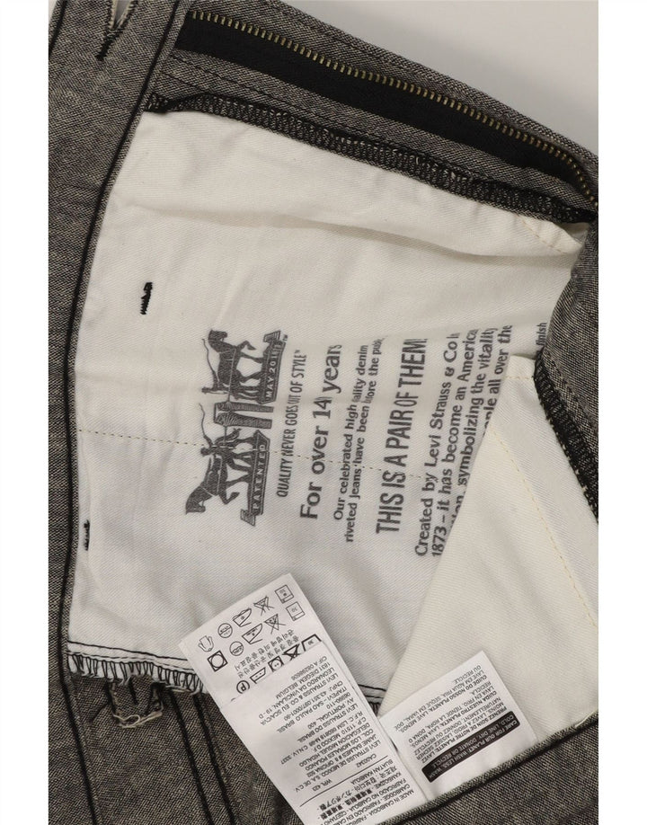 LEVI'S Womens Straight Chino Trousers W36 L30 Grey Cotton Vintage Levi's and Second-Hand Levi's from Messina Hembry 