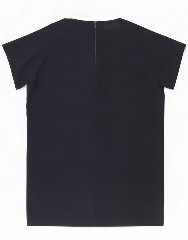 Vestito a trapezio da donna Zara UK 18 XL Blu navy Poliestere