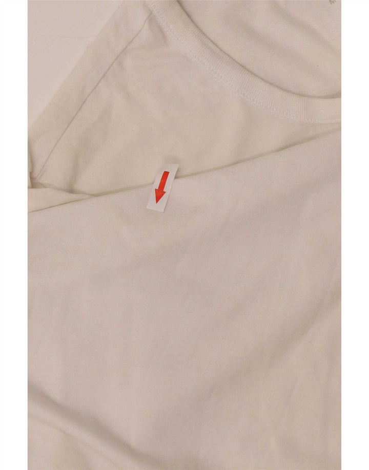 Hugo Boss Mens T-Shirt Top Small White Cotton