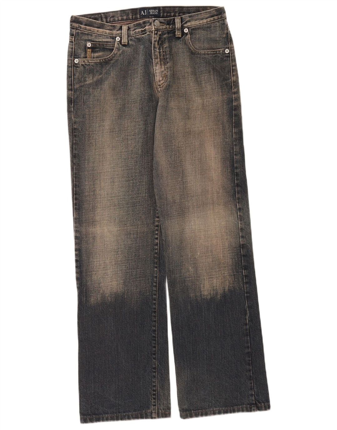 Armani Womens Loose Jeans W28 L30 Blue Cotton