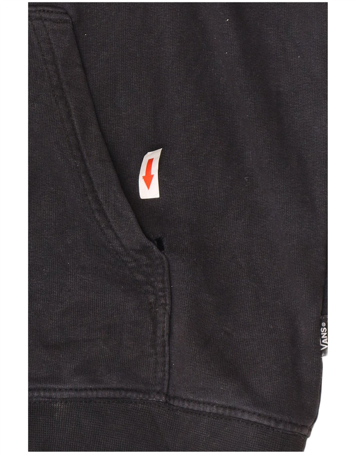 Vans Mens Hoodie Jumper Medium Black Cotton