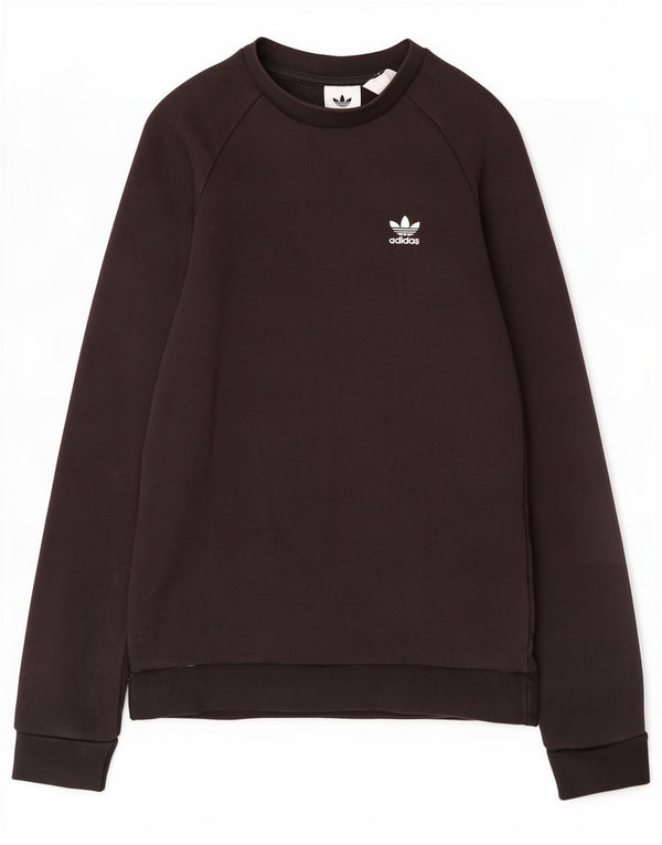 Adidas Mens Sweatshirt Jumper Small Black Cotton