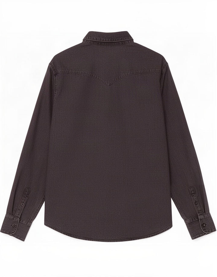 Camicia Levi's da uomo in cotone nero medio