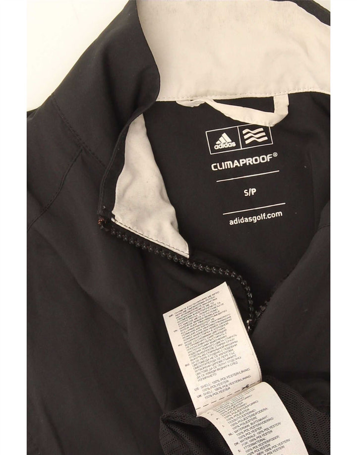 Adidas Męska Clima Proof Dresowa Topowa Kurtka Top, Mała Czarna
