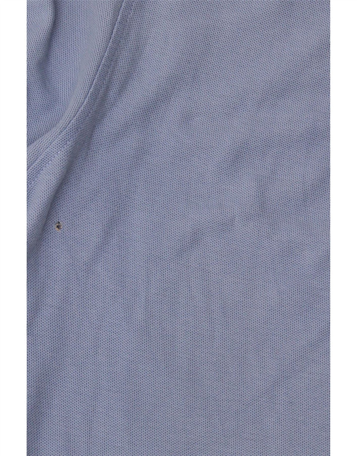 LOTTO Mens Polo Shirt 2XL Blue Cotton