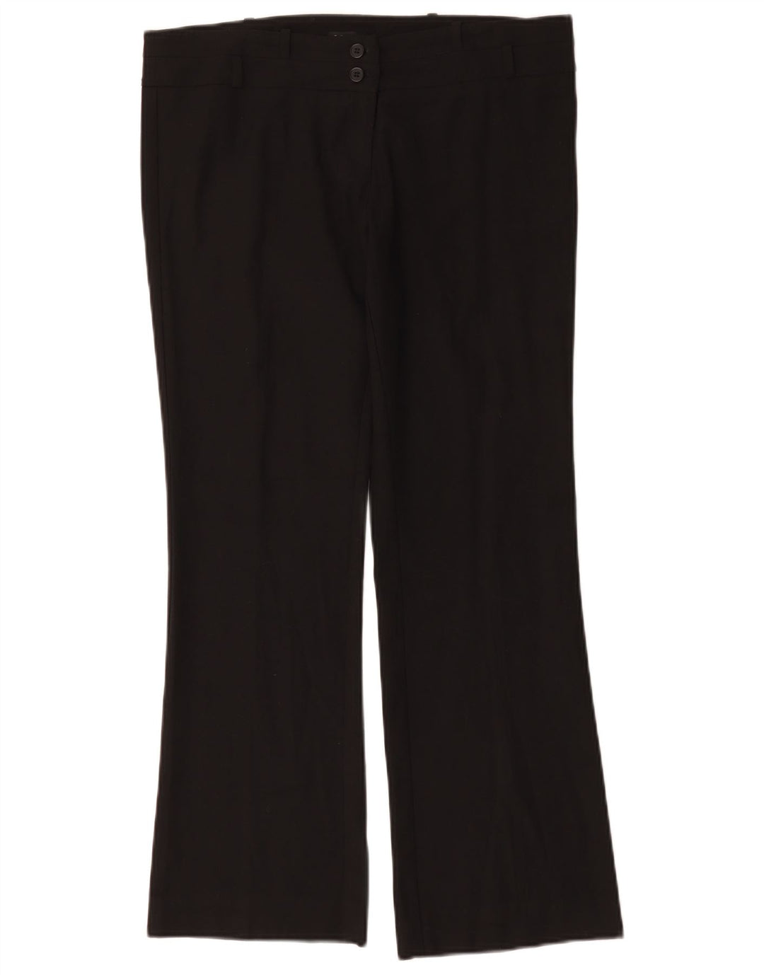 Oasis Damen Bootcut Freizeithose UK 12 Medium W34 L29 Schwarz Polyester