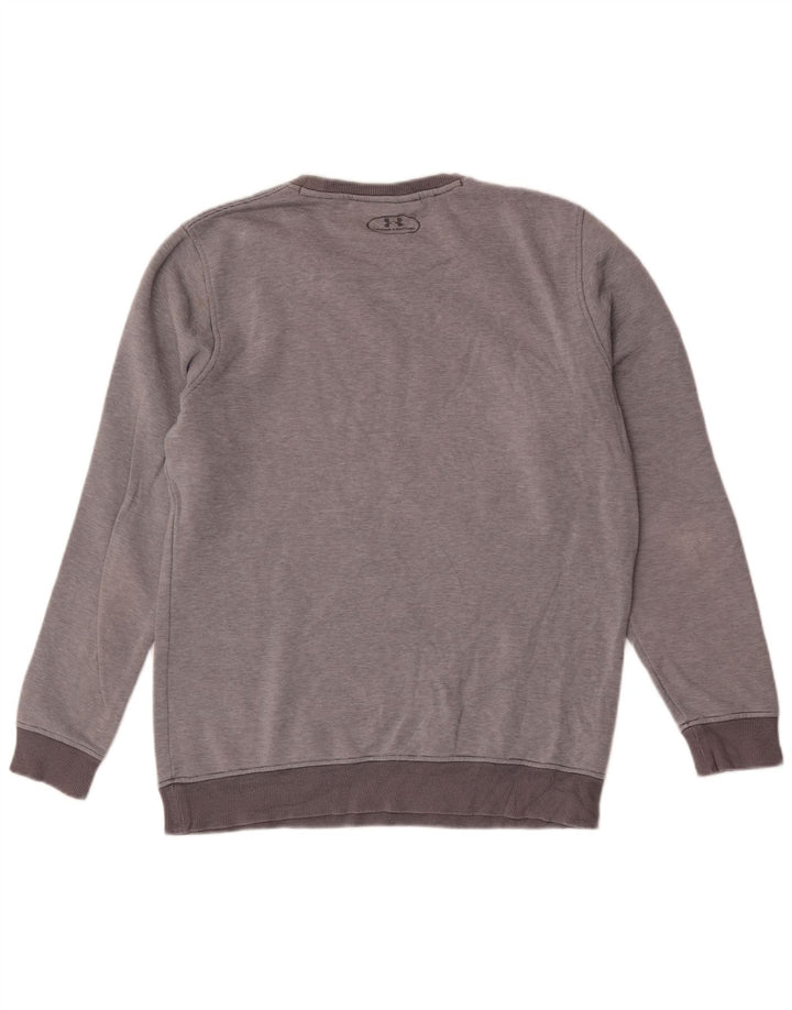 Under Armour Sweat-shirt pour homme Gris moyen à fines rayures