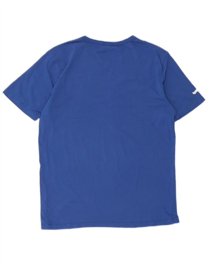 Gas Mens Graphic T-Shirt Top Large Blue Cotton