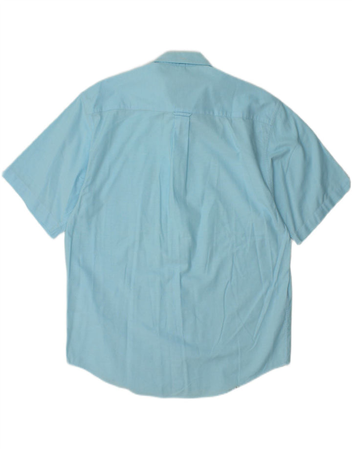 BEN SHERMAN Mens Oxford Short Sleeve Shirt Medium Blue Cotton Vintage Ben Sherman and Second-Hand Ben Sherman from Messina Hembry 