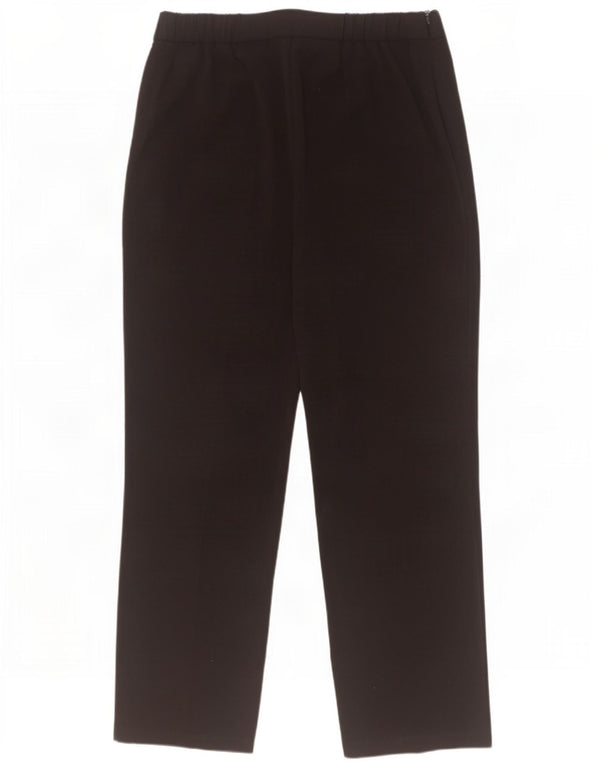 Pantaloni casual drepti pentru femei Marks & Spencer UK 14 Large W34 L29 Negru