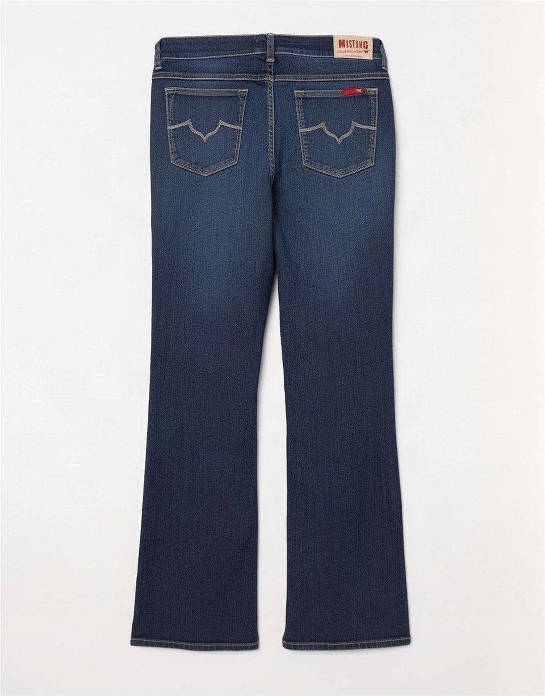 Mustang Womens Bootcut Jeans W32 L32 Navy Blue Cotton