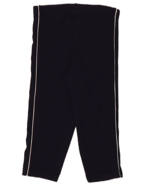 Puma Damen Capri-Leggings UK 10 Small Marineblaues Nylon