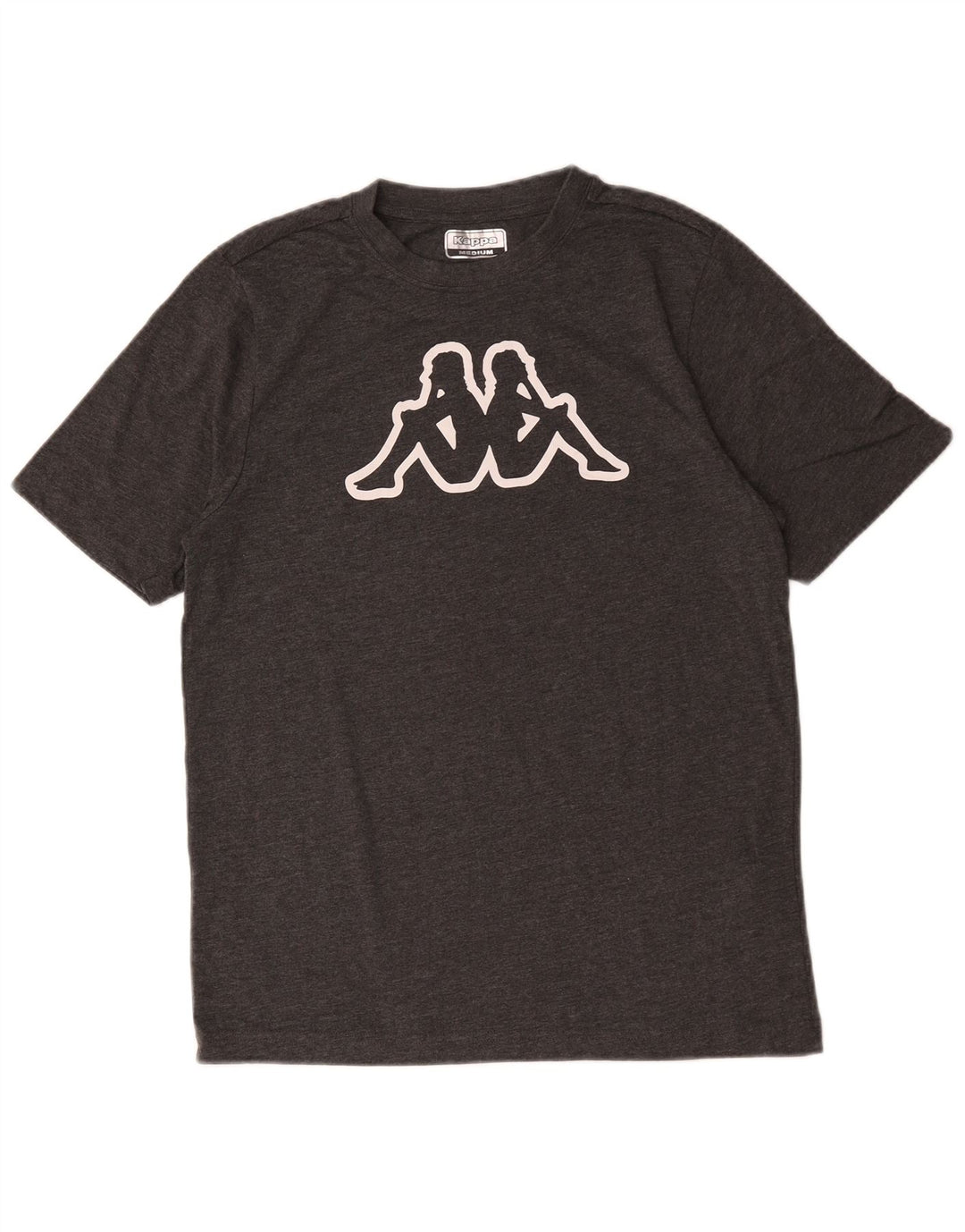 Tricou grafic pentru bărbați Kappa Top din bumbac gri mediu