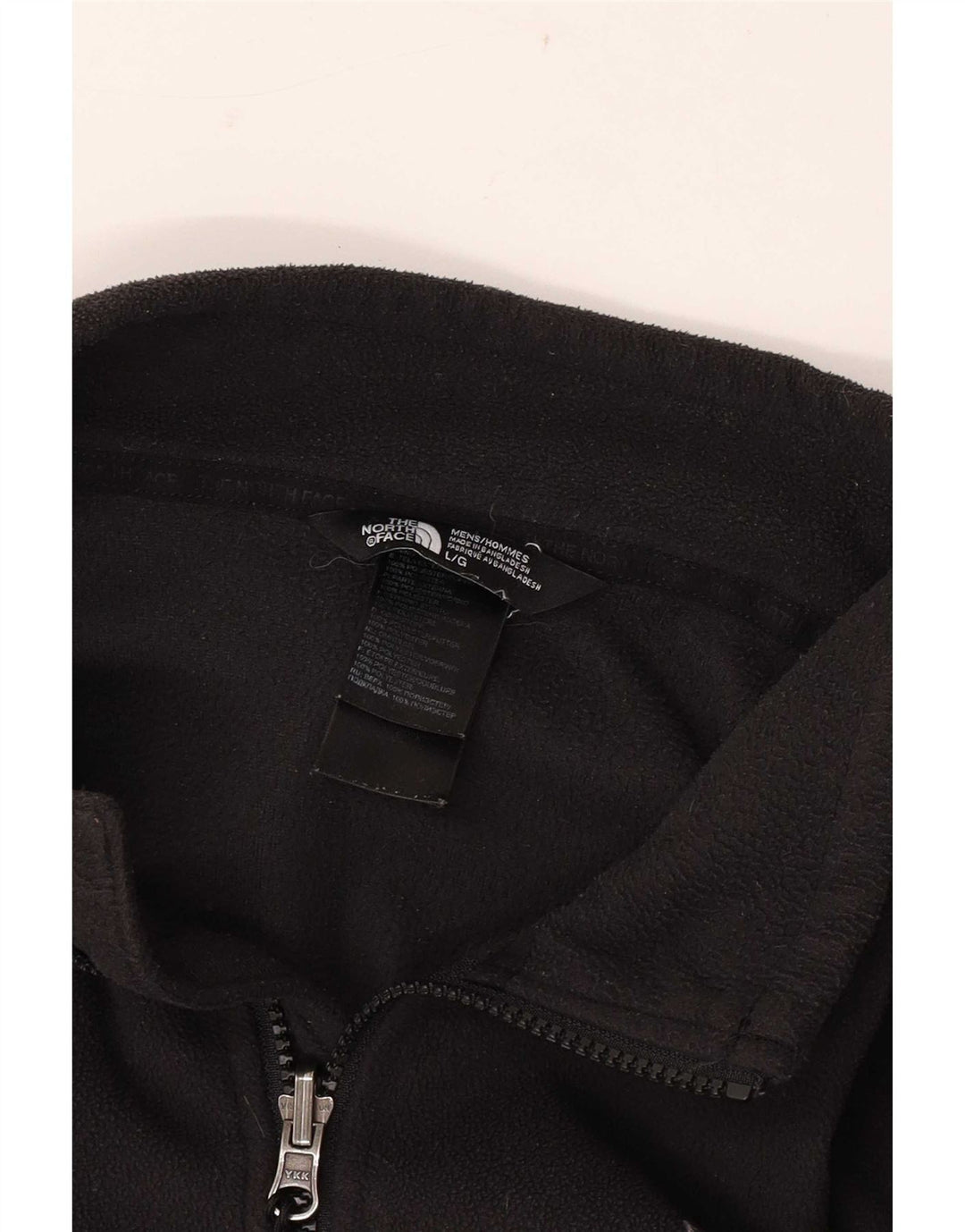 Giacca in pile da uomo The North Face UK 40 Large Nero Poliestere