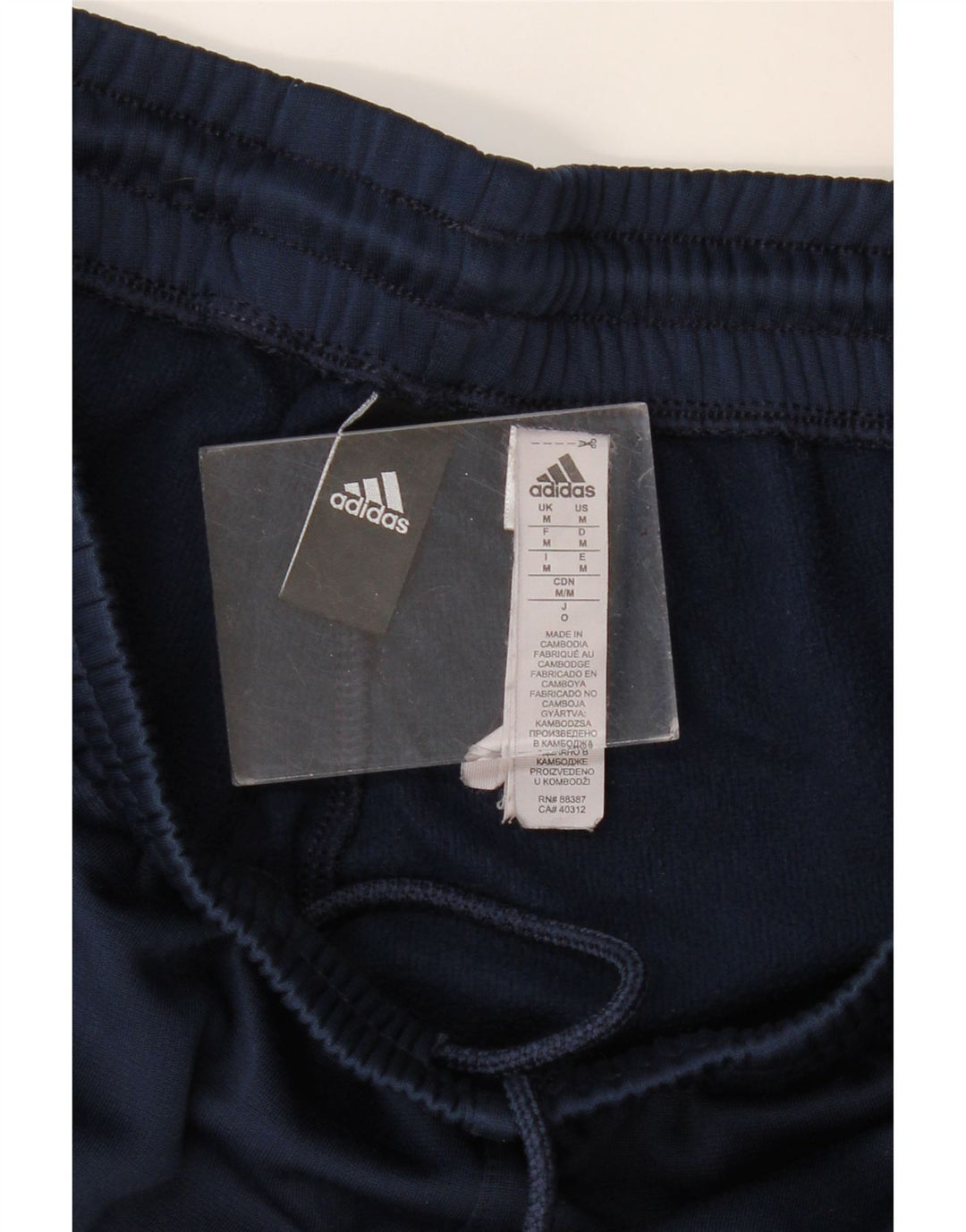 Adidas Hombre Pantalones De Chándal Joggers Medium Azul Marino Poliéster