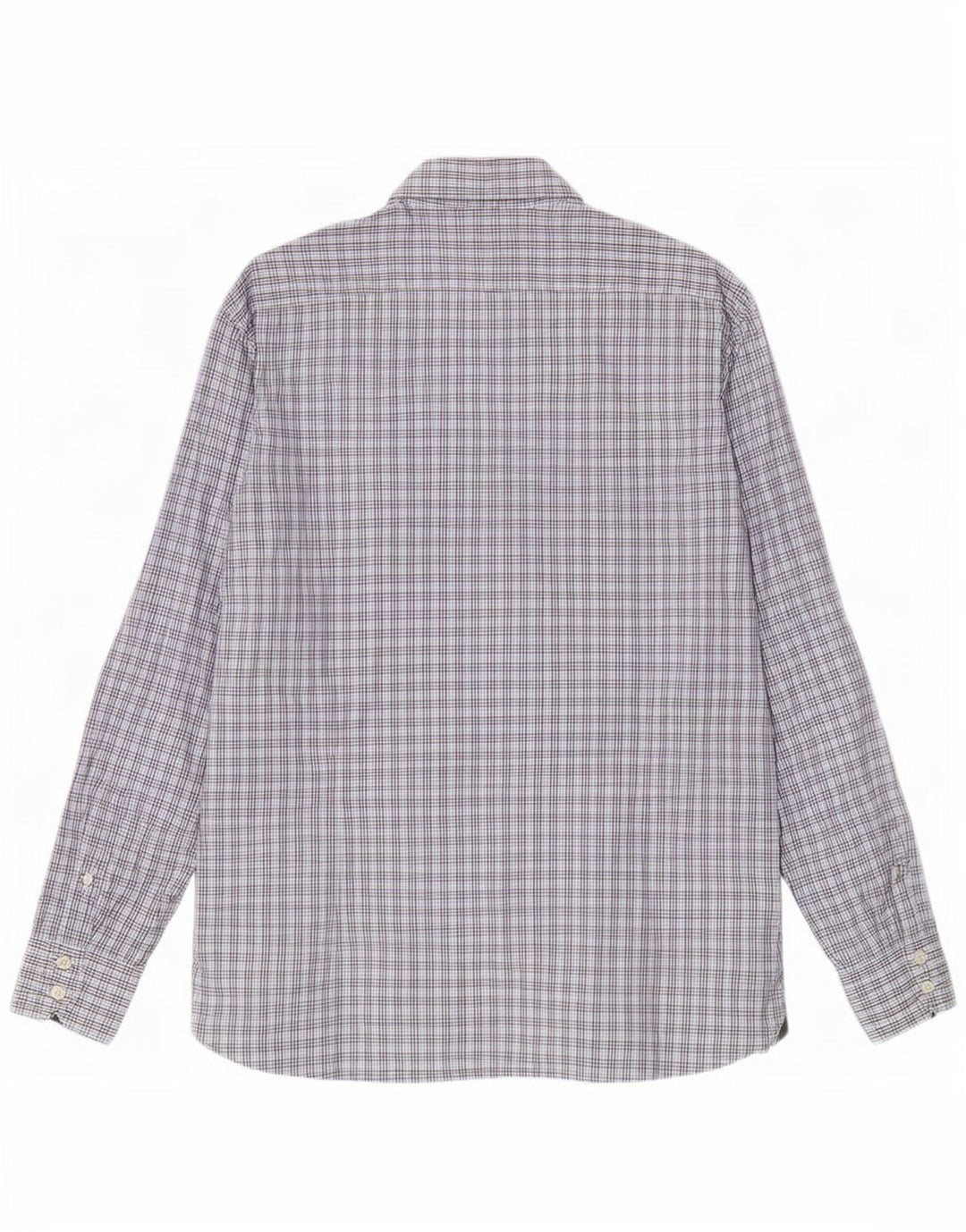 Camicia Hackett da uomo slim fit XL in cotone a quadri grigio