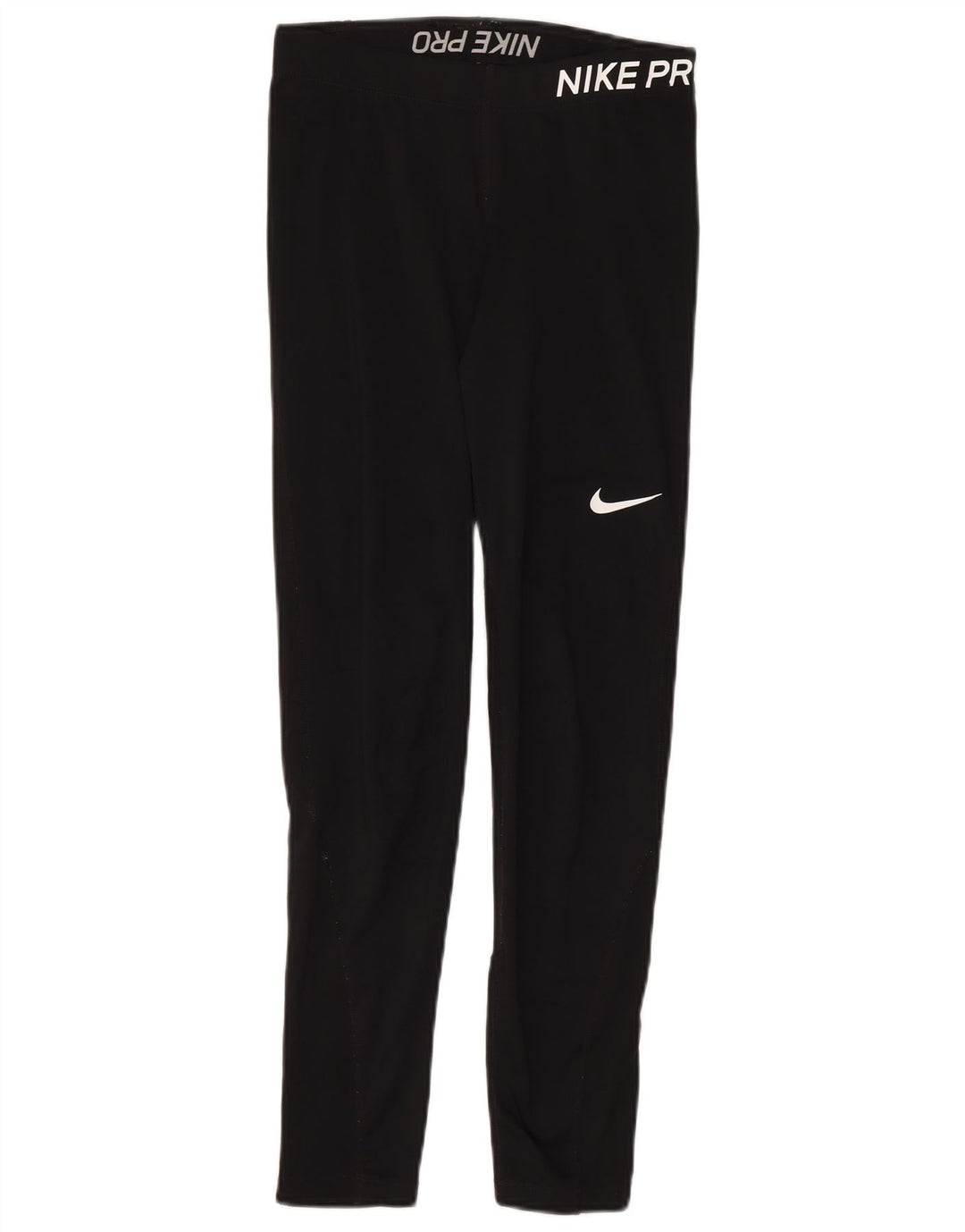 Nike Womens Slim Fit Leggings UK 14 Medium Black Polyester Sports