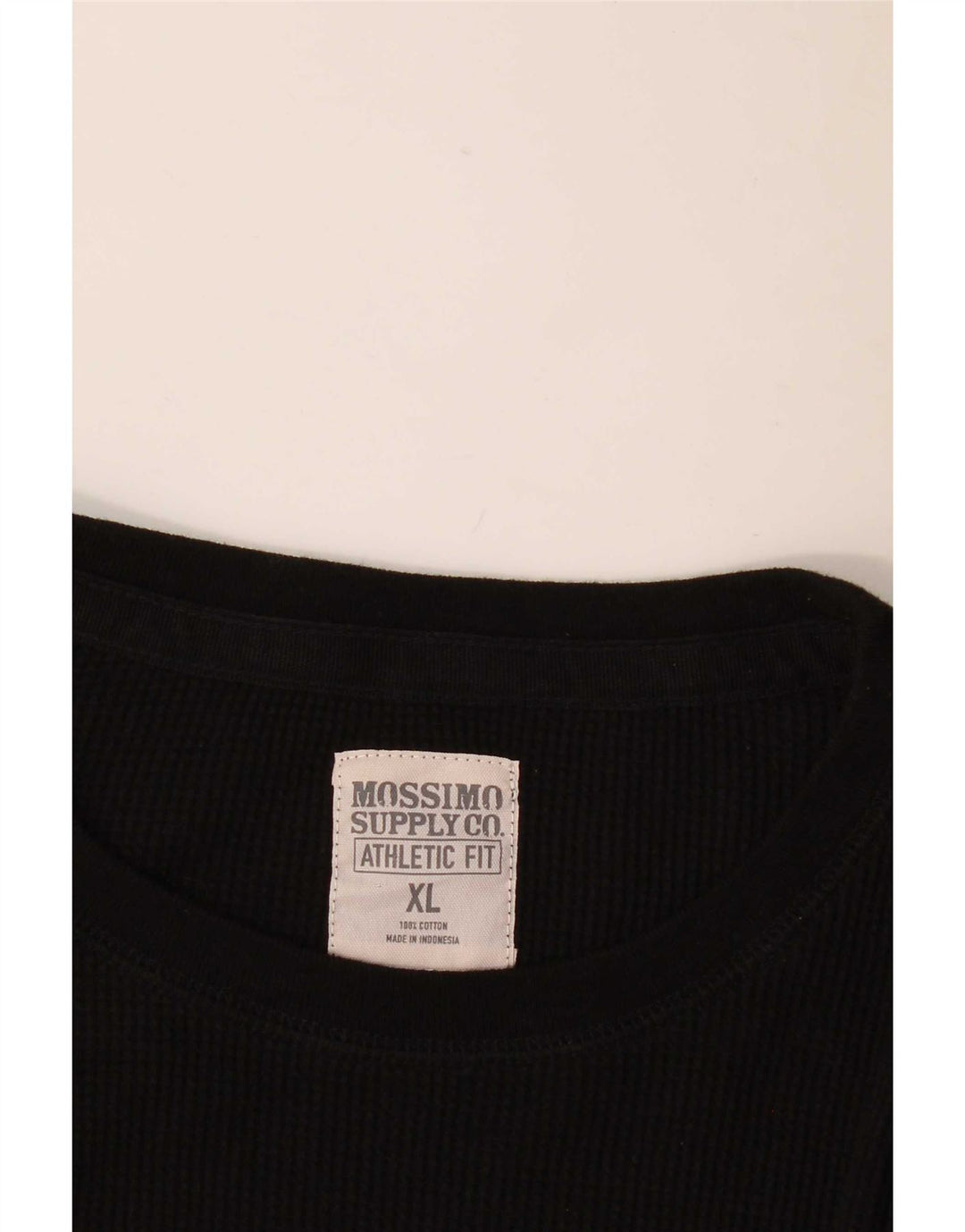 Mossimo Mens Crew Neck Jumper Sweater XL Black Cotton