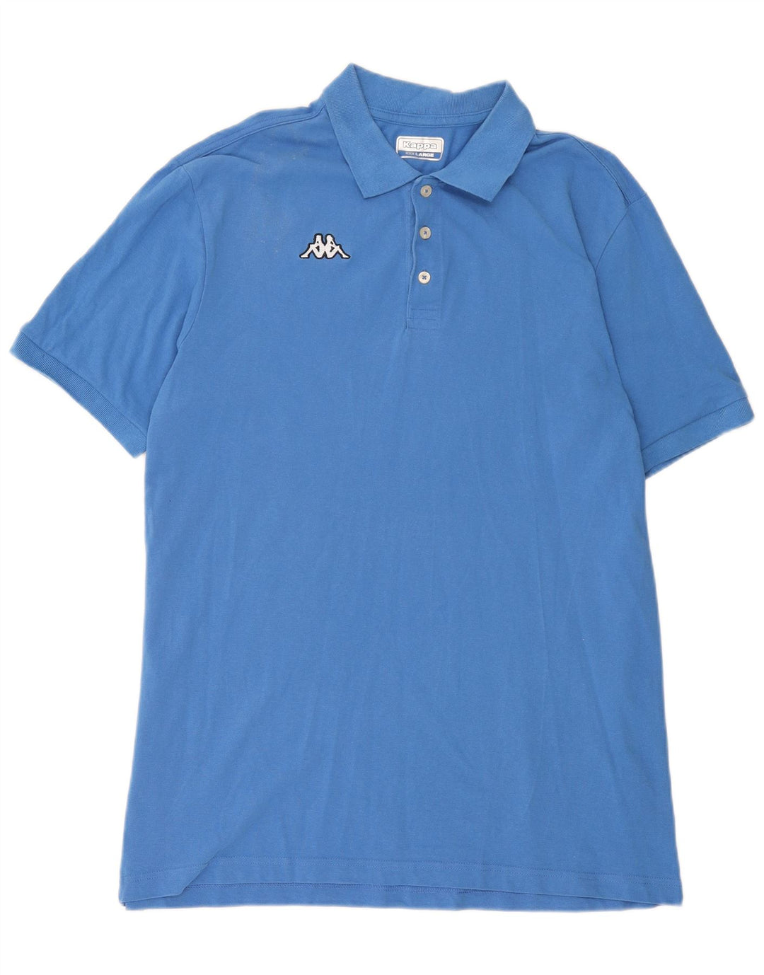Kappa Mens Polo Shirt 3XL Blue Cotton
