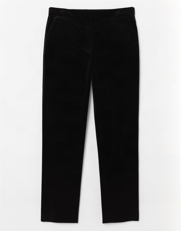 Marks & Spencer Lige fritidsbukser til kvinder UK 10 Small W30 L27 Sort