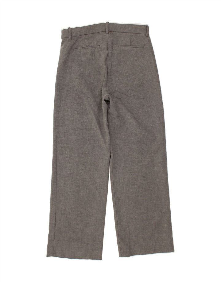 J. CREW Womens Straight Chino Trousers US 10 Large W32 L30 Grey Polyester Vintage J. Crew and Second-Hand J. Crew from Messina Hembry 