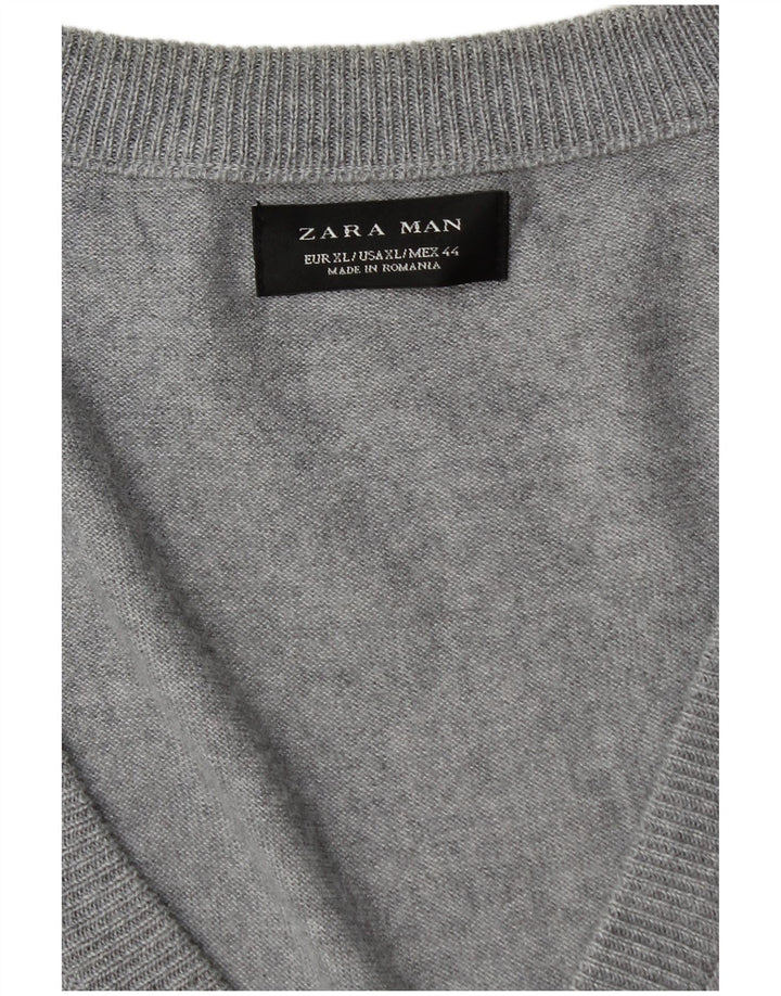 Мужской кардиган Zara XL, серый