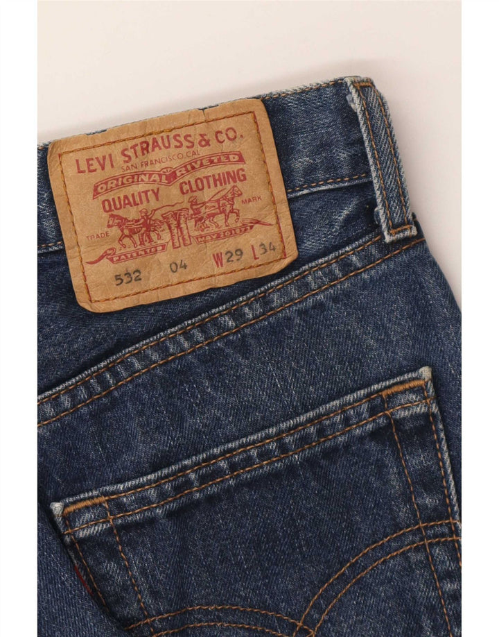 Jeans Levi's 532 svasati da donna W29 L30 Blu