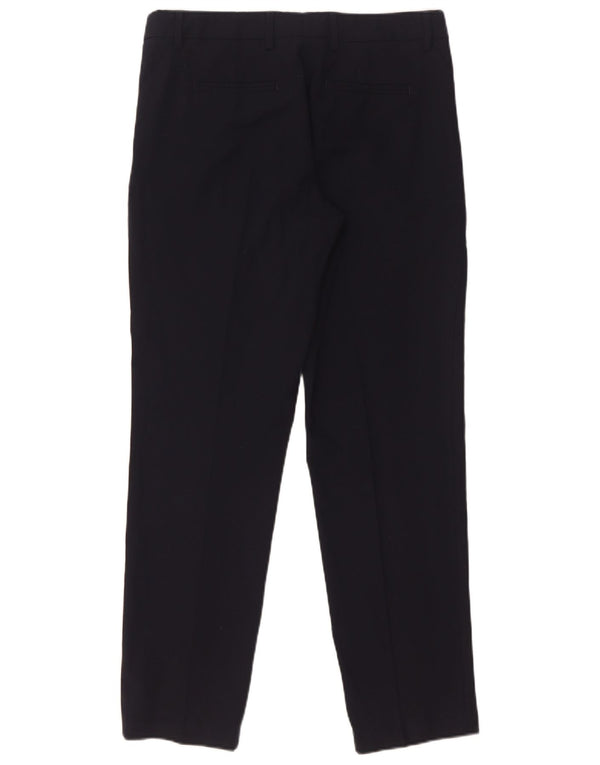 Женские костюмные брюки Marks & Spencer UK 10 Small W30 L29 Темно-синие