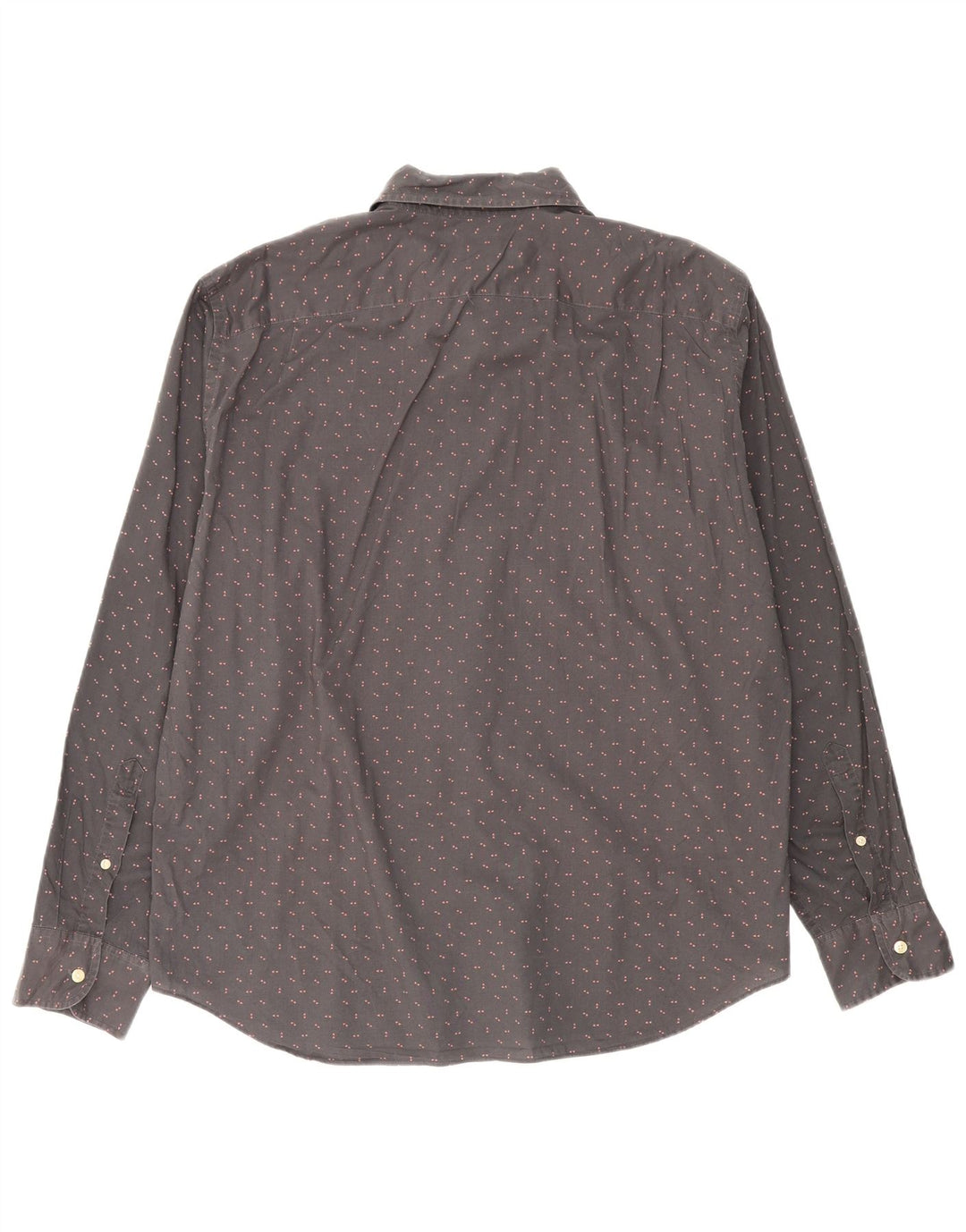 J. CREW Mens Tailored Shirt XL Grey Flecked Cotton