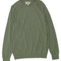 Marks & Spencer Herre sweater med rund hals, mellemgrøn bomuld