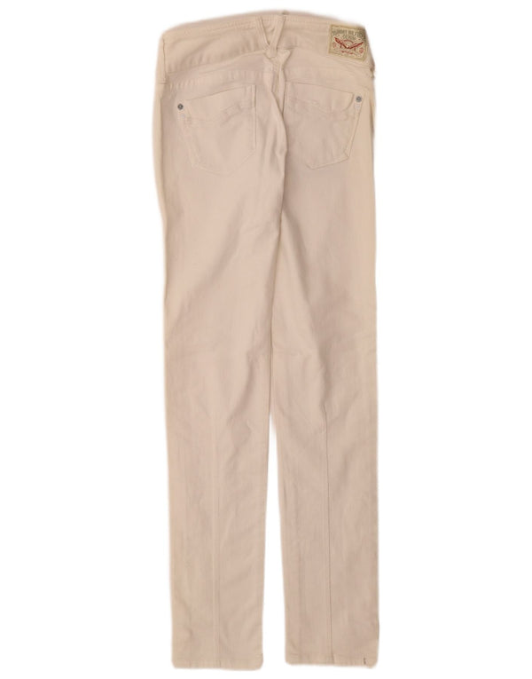 Tommy Hilfiger Womens Slim Jeans W25 L32 White Cotton