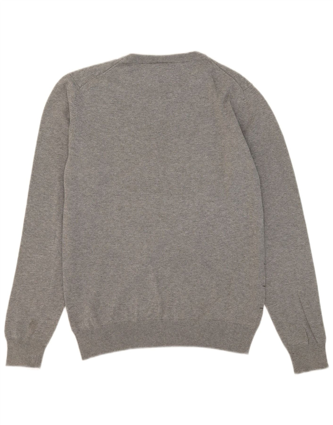 Puma herre rund hals sweater mellem grå stribet
