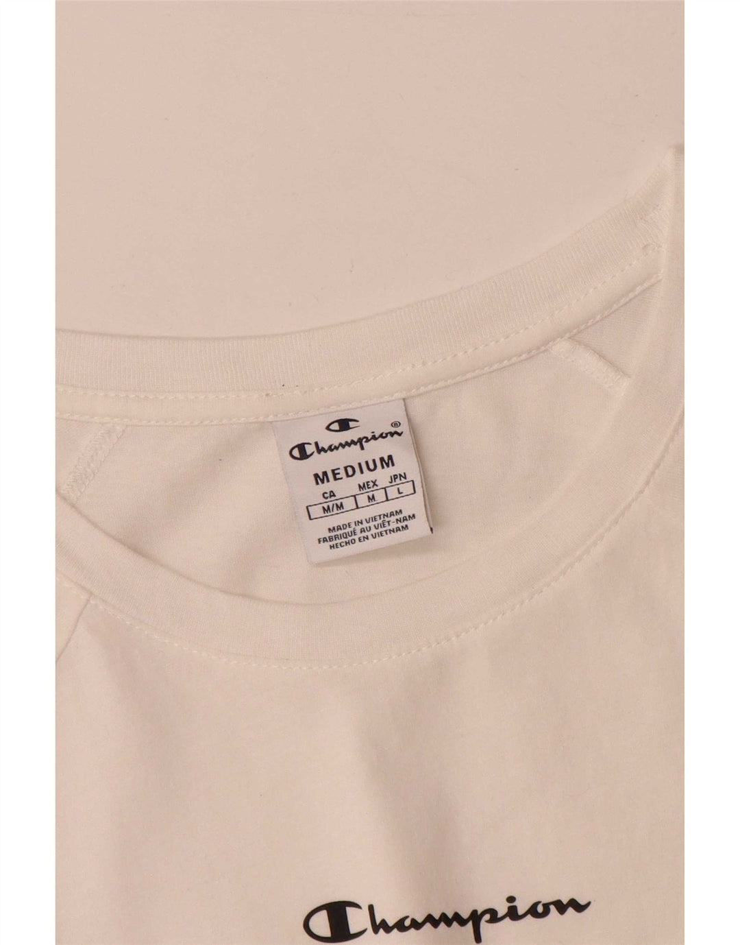 T-shirt grafica da uomo Champion Top bianco medio