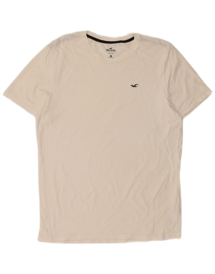 HOLLISTER Mens T-Shirt Top Large White Cotton