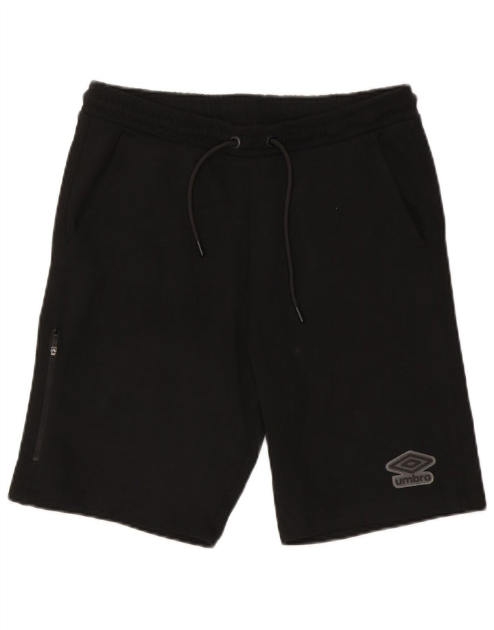 Umbro Mens Sport Shorts Medium  Black Cotton