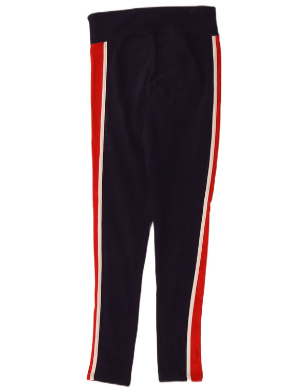 Leggings Fila da donna UK 10 Small Blu Navy Colorblock