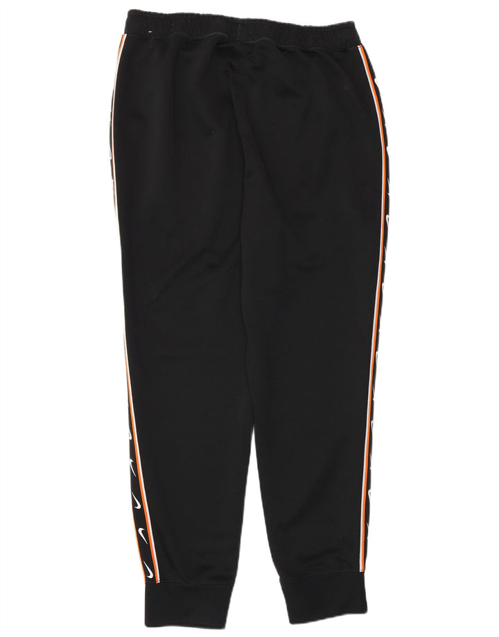 Pantaloni da tuta con grafica Nike da donna Pantaloni da jogging UK 14 Medium Nero Poliestere