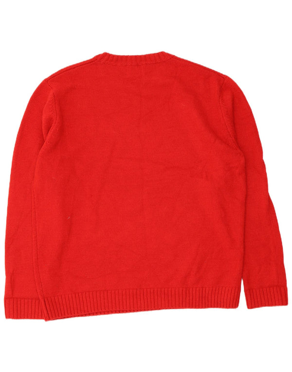 Pulover pentru bărbați Zara cu gât roșu XL