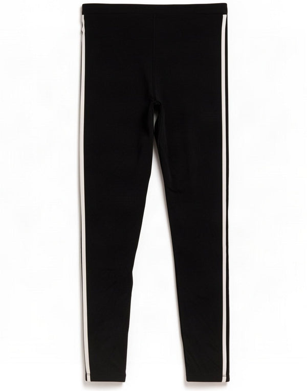 Adidas Womens Leggings UK 10 Large Black Cotton
